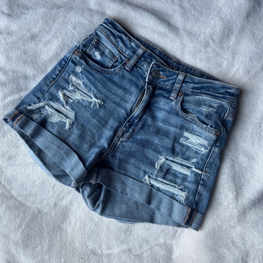 American Eagle Denim Distressed Women Shorts